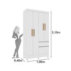 Quarto De Bebê 1 Berço 1 Cômoda 1 Guarda Roupa Delicato Tcil