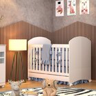 Quarto De Bebê 1 Berço 1 Cômoda 5 Gavetas 1 Guarda Roupa Deli