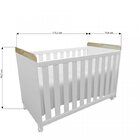 Quarto De Bebê 1 Berço 1 Roupeiro 3 Portas 2 Gavetas E 1 Cômo