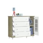 Quarto De Bebê 1 Berço 1 Roupeiro 3 Portas 2 Gavetas E 1 Cômo