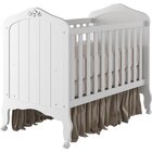 Quarto De Bebê 2 Peças Com Berço Cômoda 4 Gavetas Espresso Mó