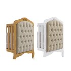 Quarto De Bebê 2 Peças Com Berço E Capitonê Espresso Móveis B