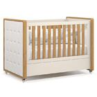 Quarto De Bebe 2 Portas Tutto New Freijó Off White Com Capito