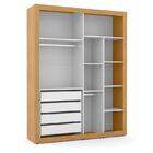 Quarto De Bebe 4 Portas Tutto New Freijó Branco Acetinado Com