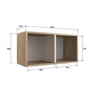 Quarto De Bebê 5 Peças Com Berço 3 Em 1 Cômoda E Nichos Favo