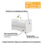 Quarto De Bebê Aconchego Berço, Guarda Roupa E Cômoda Branco