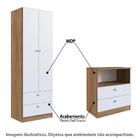 Quarto De Bebê Aconchego Completo Ii Com Colchão - Branco/no