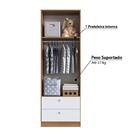 Quarto De Bebê Aconchego Completo Ii Com Colchão - Branco/no