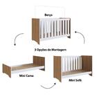 Quarto De Bebê Aconchego Completo Ii Com Colchão - Branco/no