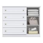 Quarto De Bebê Ambiente Mississipi 4 Portas Com Berço Montess