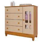 Quarto De Bebê Ariel 4 Portas Com Berço Americano Mirelle Off