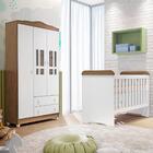 Quarto De Bebê Ariel Berço 3 Em 1 Gabrielle Guarda Roupa Infa