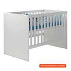 Quarto De Bebê Ariel X Berço Guarda-roupa Cômoda Branco Infan