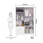 Quarto De Bebê Berço Americano E Guarda Roupa Com Janelas Los