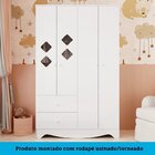 Quarto De Bebê Berço Americano E Guarda Roupa Com Janelas Los