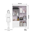 Quarto De Bebê Berço Americano E Guarda Roupa Com Janelas Los