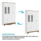 Quarto De Bebê Berço Americano E Guarda Roupa Com Janelas Ret