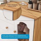 Quarto De Bebê Berço Com Capitonê E Cômoda 4 Gavetas 100% Mdf