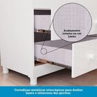 Quarto De Bebê Berço Com Capitonê E Cômoda Com Janela Maya Cl