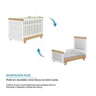 Quarto De Bebê Berço Com Capitonê E Cômoda Com Janelas 100% M