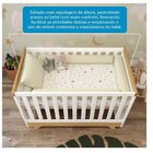 Quarto De Bebê Berço Com Capitonê E Cômoda Com Janelas 100% M