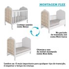 Quarto De Bebê Berço Com Capitonê Guarda Roupa E Cômoda Com J