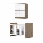 Quarto De Bebê Berço Com Cômoda Sonho Encantado Espresso Móve