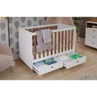 Quarto De Bebê Berço Cômoda 3 Gavetas 1 Porta Picolé Espresso