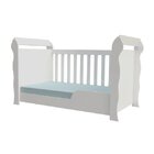 Quarto De Bebê Berço E Cômoda Fraldário Eloa  Branco