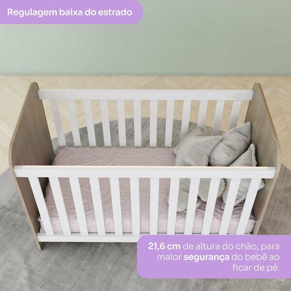 Quarto De Bebê Berço Guarda-roupa E Cômoda Sonho Encantado Es