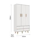 Quarto De Bebê Berço Mini Cama Amora Cômoda Lorena Guarda Rou