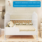 Quarto De Bebê Berço Mini Cama Com Capitonê Mdf Cômoda Elô Ne