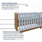 Quarto De Bebê Berço Mini Cama Com Colchão E Cômoda Nina