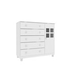 Quarto De Bebê Berço Mini Cama Delicato E Cômoda 5 Gavetas 1