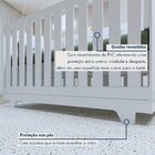 Quarto De Bebê Berço Mini Cama E Cômoda Com Colchão Nina