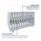 Quarto De Bebê Berço Mini Cama E Cômoda Com Colchão Nina