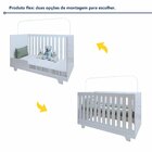 Quarto De Bebê Berço Mini Cama E Cômoda Com Colchão Nina