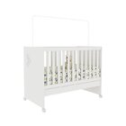 Quarto De Bebê Berço Mini Cama Guarda Roupa 2 Portas Doçura T