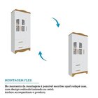 Quarto De Bebê Berço Minicama E Guarda-roupas 3 Portas Janela