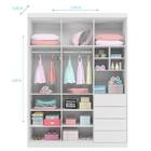 Quarto De Bebê Blenda Com Berço Multifuncional Cleo Branco Ac