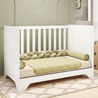 Quarto De Bebê Com 2 Berço Mini Cama Cômoda 1 Portas 3 Gaveta