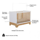 Quarto De Bebê Com 2 Berço Mini Cama Guarda Roupa 3 Porta 2 G