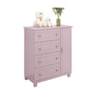 Quarto De Bebê Com Berço 3 Em 1, Cômoda 4 Gavetas E 1 Porta Ú