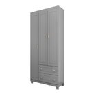 Quarto De Bebê Com Berço 3 Em 1 E Guarda Roupas 3 Portas Údin