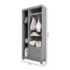 Quarto De Bebê Com Berço 3 Em 1 E Guarda Roupas 3 Portas Údin