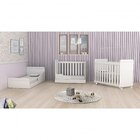 Quarto De Bebê Com Berço 3 Em 1 Roupeiro 3 Portas 2 Gavetas C