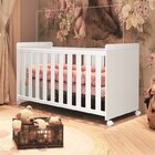 Quarto De Bebê Com Berço 3 Em 1 Roupeiro 3 Portas 2 Gavetas C