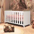 Quarto De Bebê Com Berço 3 Em 1 Roupeiro 3 Portas 2 Gavetas C