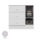 Quarto De Bebê Com Berço Americano 3 Em 1 E Cômoda 1 Porta Co