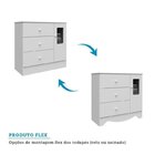 Quarto De Bebê Com Berço Americano 3 Em 1 E Cômoda 1 Porta Co